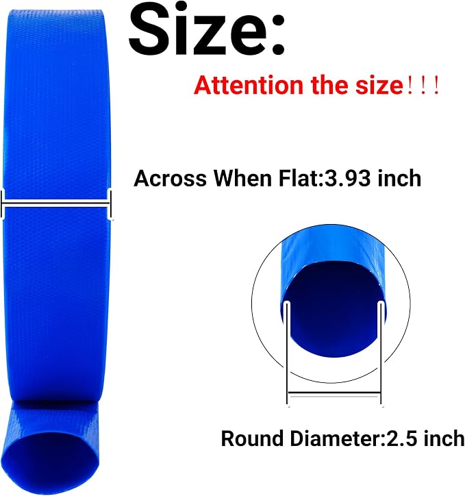 2.5" x 100 FT Pool Backwash Hose, - Image 2