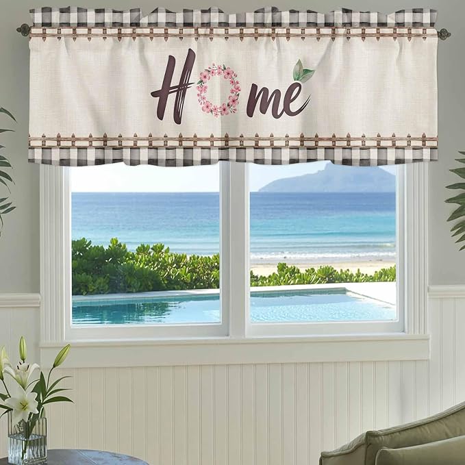 Spring Flowers Curtain Valances - Image 3
