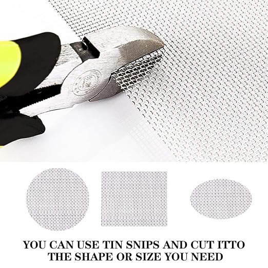 Wire Mesh Stainless Steel Woven Wire Mesh Screen 6 Mesh 300X 210mm Air Vent - Image 3