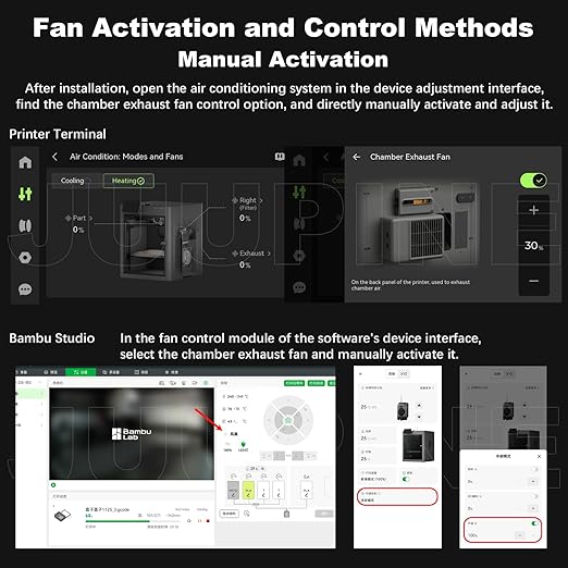 Original Bamboo P2S External Exhaust Fan + Replacement HEPA+Activated Carbon - Image 5