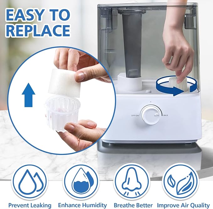 ShufudeJa 30-Pack Top Fill Humidifier Replacement Filter Compatible - Image 5