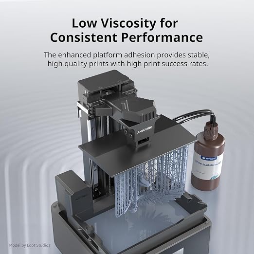 ANYCUBIC Water Washable 3D Printer Resin 2.0 Bundle, 405nm High Precision - Image 7