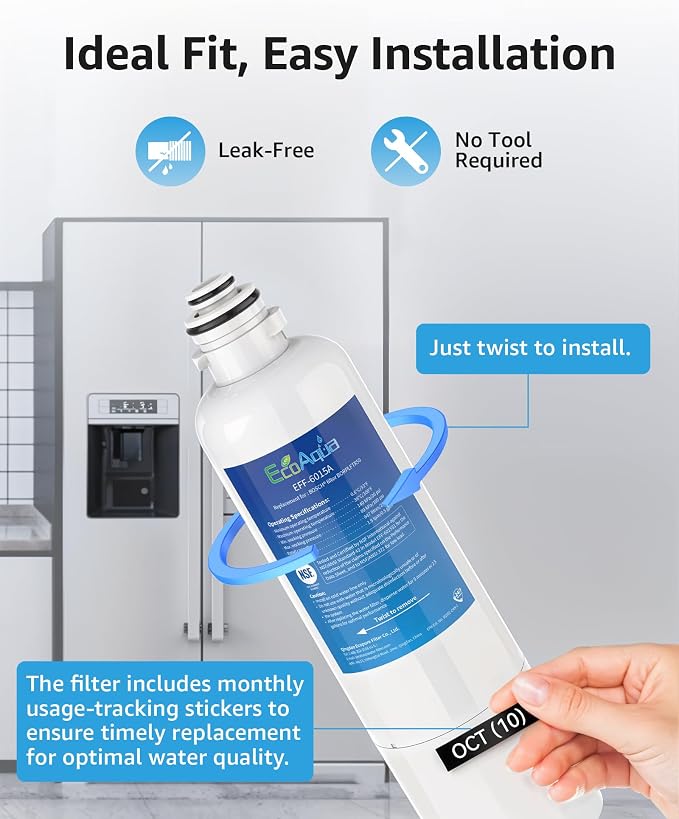 EcoAqua 11032531 Replacement for Bosch® Ultra Clarity® Pro BORPLFTR50, - Image 9