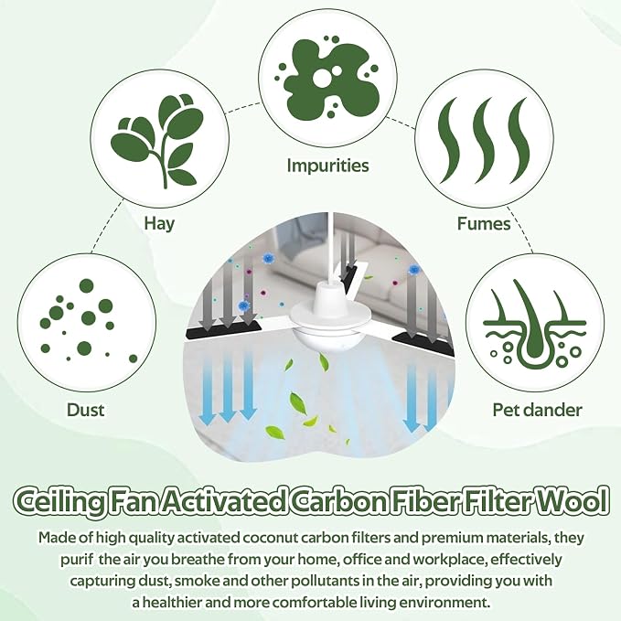 15 Pack Ceiling Fan Air Filters - Image 5
