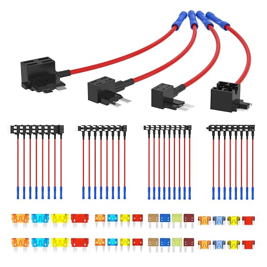 RVBOATPAT 36PCS Fuse Tap 12V 4 Types Add a Fuse Kit by RVBOATPAT