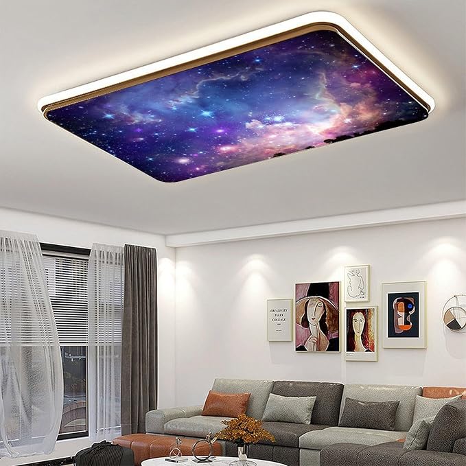 2PCS Fluorescent Light Covers for Classroom Ceiling Lights Magnetic Light Covers - Image 5