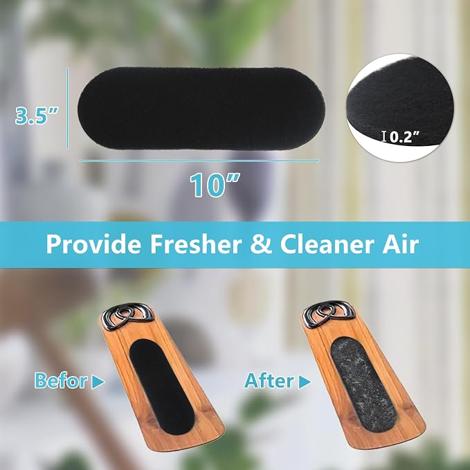 12 Pack Activated Carbon Ceiling Fan Filters, Transform Your Fan into a - Image 7