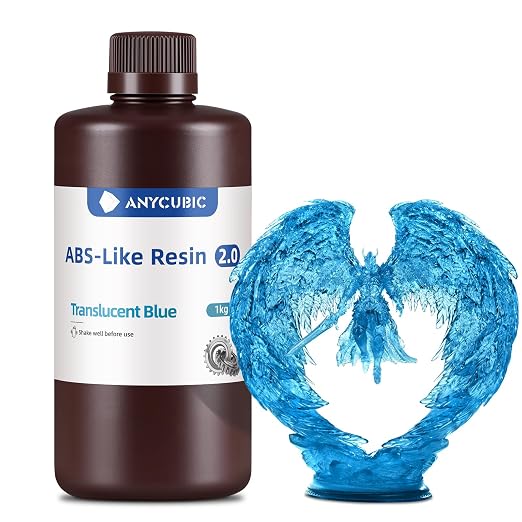 ANYCUBIC 2nd Gen Resin Technology ABS-Like Resin 2.0, 3D Printer Resin by ANYCUBIC
