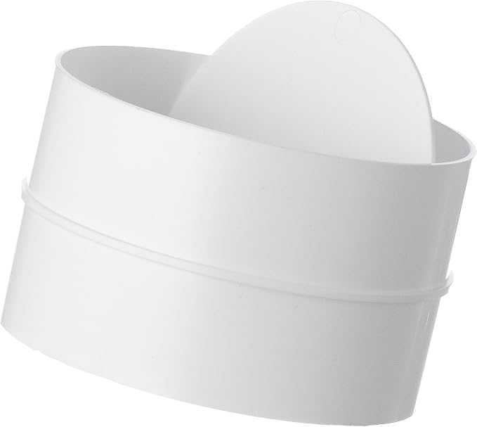 Backdraft Damper – Inline Duct Connector – Round Plastic Check Valve - Image 5