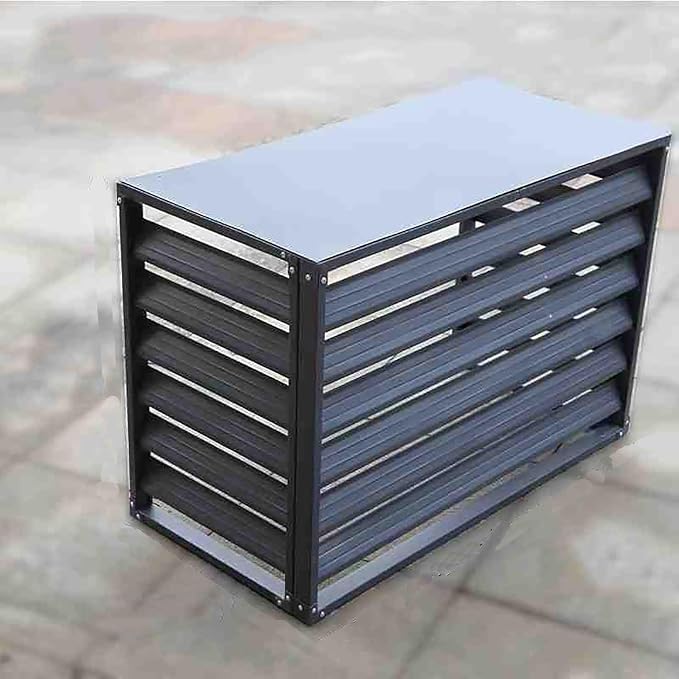Outdoor Air Conditioner Cover Aluminum Decorative Fence Privacy Screen - Image 6
