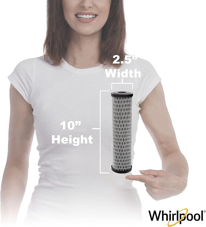 Whirlpool 5-Micron 10 x 2.5 inch CTO Replacement Water Filter WHKF-WHWC - Image 6