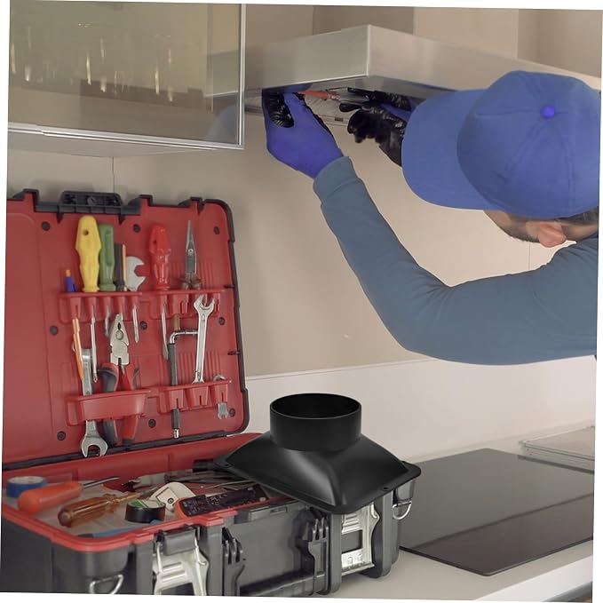 KALLORY Floor Register Air Duct Ventilation Interface Dust Collection Fittings - Image 8