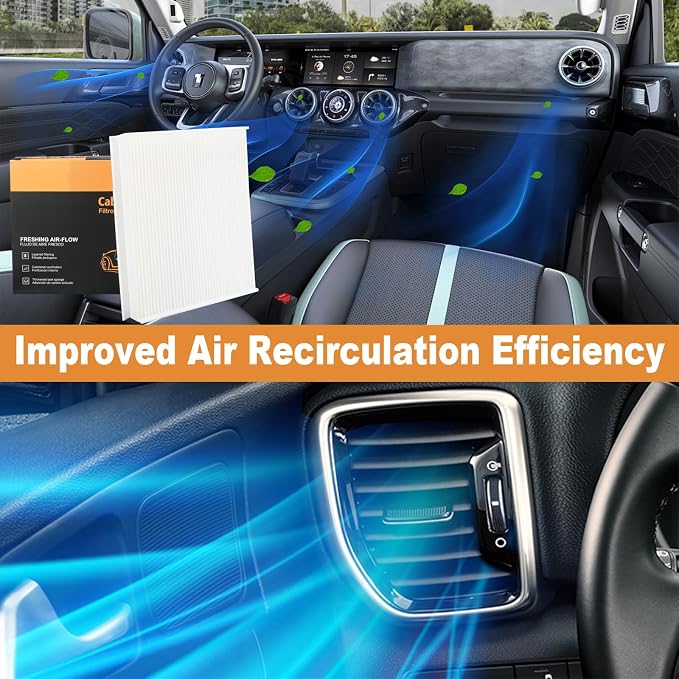 Cabin air filter Compatible for Expedition, F250 SUPER DUTY, F350 SUPER DUTY - Image 2