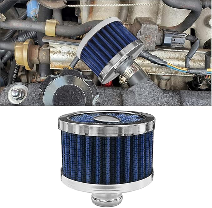 23mm Car Air Filter, 0.9'' High Flow Vent Valve Cover, Breather Filter by Unknown