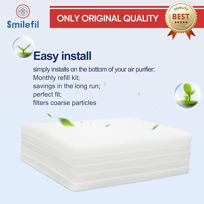 Smilfil 5 Pack PF40 Replacement Pre-Filter Pads Compatible - Image 9