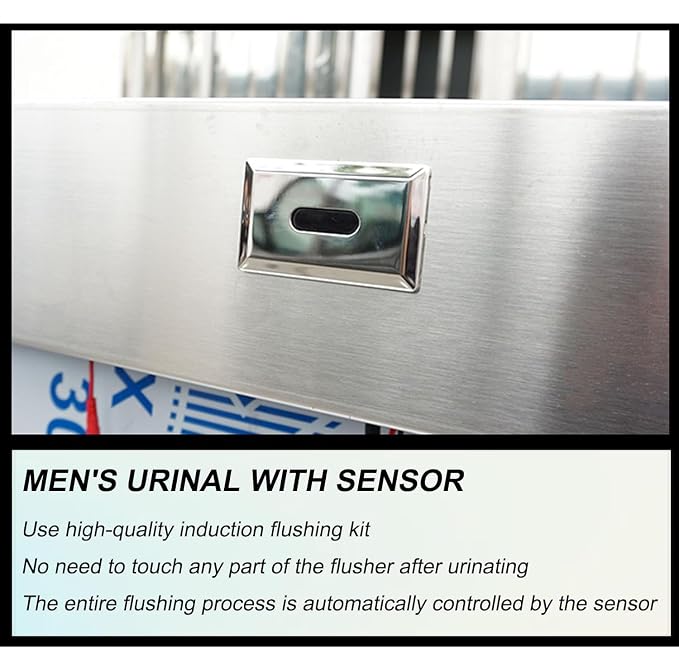 Wall-Mounted Stainless Steel Urinal Trough - Image 5