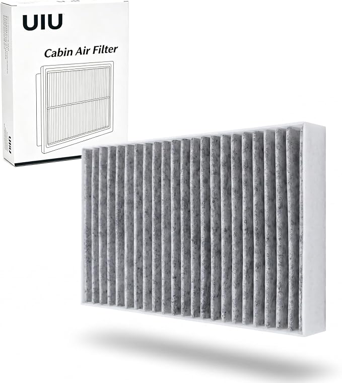 UIU Cabin Air Filter with Activated Carbon Compatible with Jeep Wrangler 3.8L by UIUPARTS