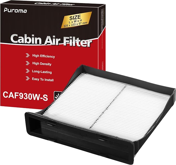 Puroma Cabin Air Filter, Replacement by Puroma