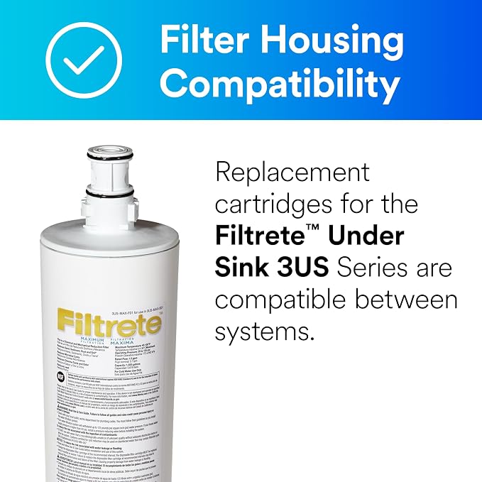 Filtrete Maximum Under Sink Quick Change Water Filtration Replacement Filter - Image 2