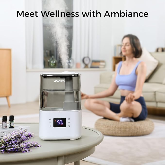 BOXING 4.5L Warm and Cool Mist Ultrasonic Humidifier - Image 8
