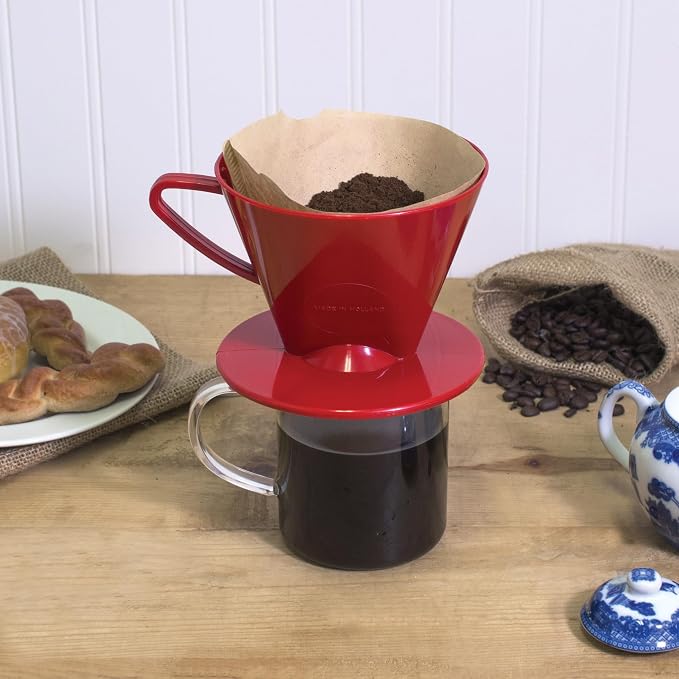 Fino Pour-Over Coffee Brewing Filter Cone, Number 2-Size, Brews 2 to 6-Cups - Image 4