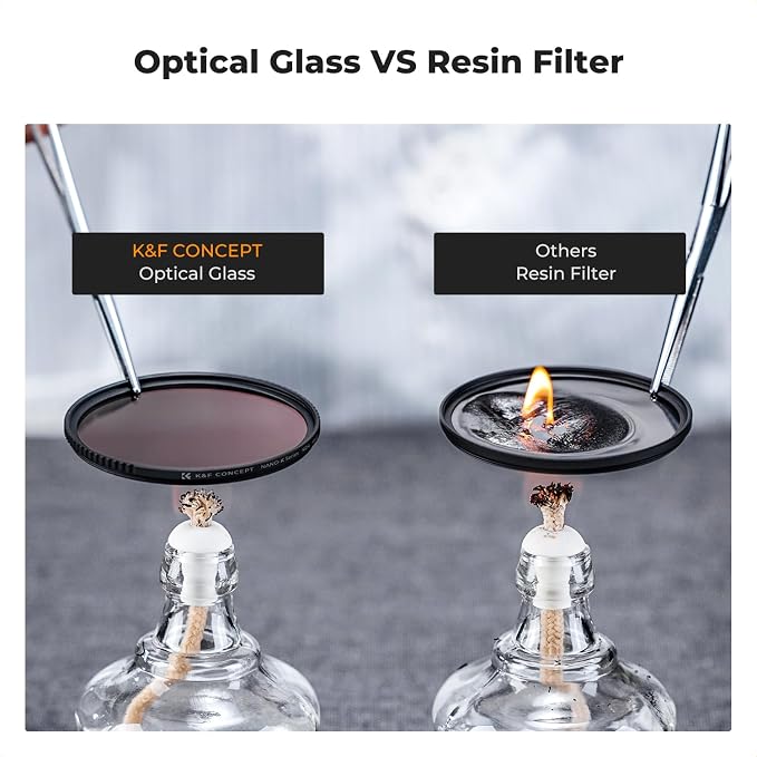 K&F Concept 77mm UV/CPL/ND Lens Filter Kit-18 Multi-Layer Coatings, UV Filter + - Image 3