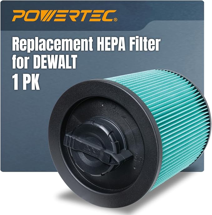 POWERTEC DXVC6914 HEPA Cartridge Filter by POWERTEC
