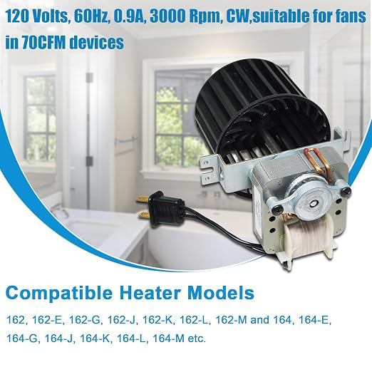 Upgraded S97009796 Replacement Fan Blower Assembly - Image 5