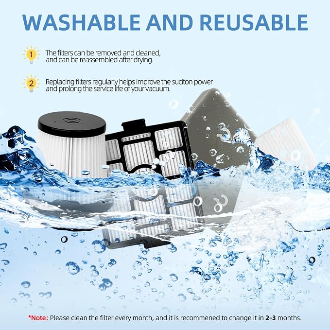HEPA Per-motor Foam Filter Replacement: - Image 4