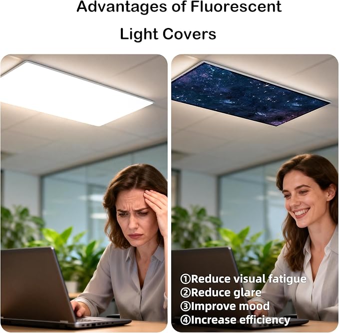 ANGSYLTH 8 Pcs Fluorescent Light Covers - Image 7