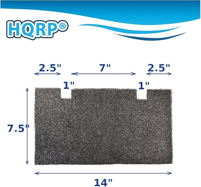 HQRP 4 pcs Foam Air Filter Compatible - Image 2