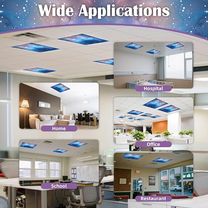 ANGSYLTH 2 x 2 Feet Fluorescent Light Covers - Image 5