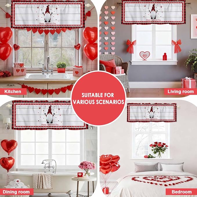 Valentine's Day Valance Curtains - Image 8