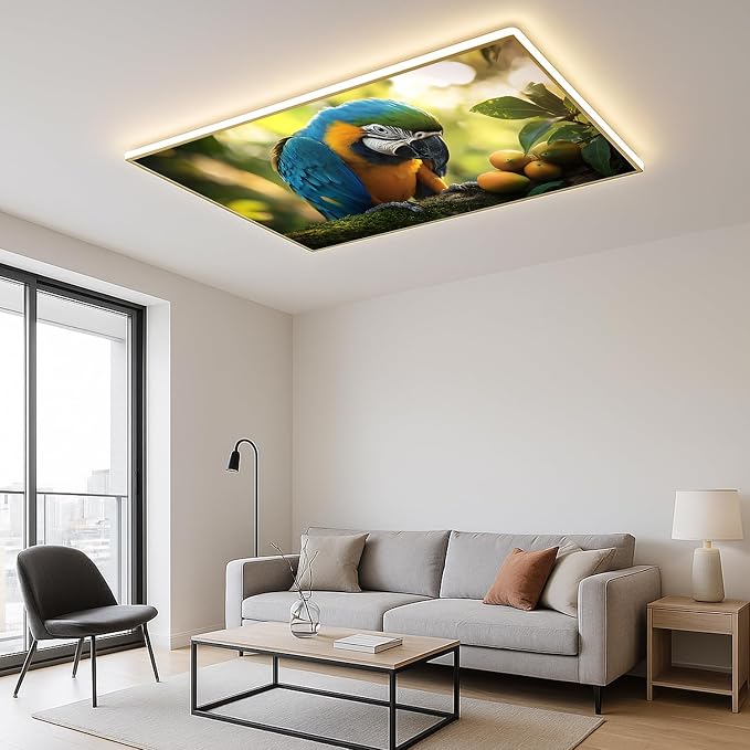 2 Pack Fluorescent Light Covers 4x2 ft Magnetic Light Covers - Image 7