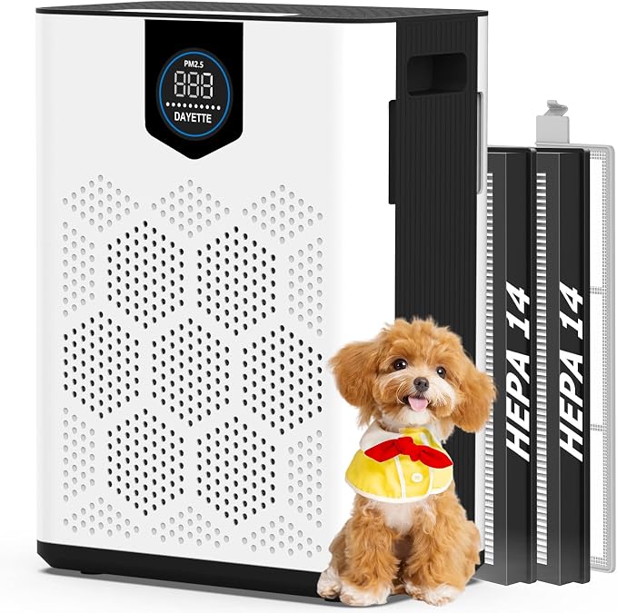 DAYETTE Air Purifier for Home Large Room Up to 3000 Ft² by Dayette
