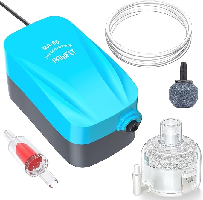 Pawfly Aquarium Compact Air Pump by Pawfly