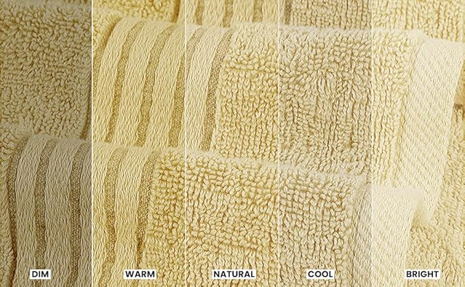 Utopia Towels 6 Piece Premium Hand Towels Set, 16 by 28 inches, 100% Ring Spun Cotton, Lightweight and Highly Absorbent Towels for Bathroom, Travel, Camp, Hotel, and Spa, Beige