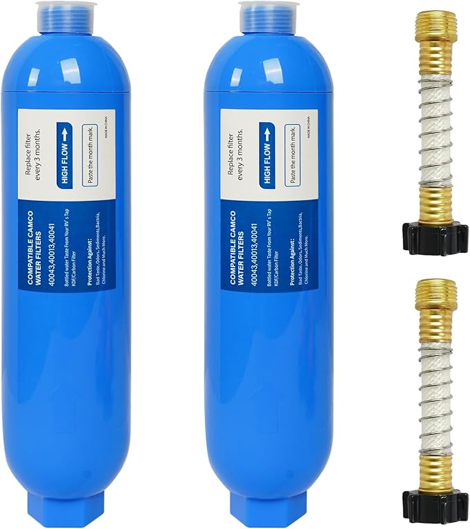 2 Pack RV Inline Water Filter by Unknown