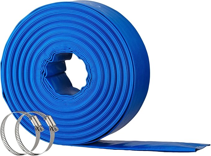 2" x 100FT Pool Backwash Hose, Heavy-Duty Pool Hose, Lay Flat Discharge Hose by Unknown