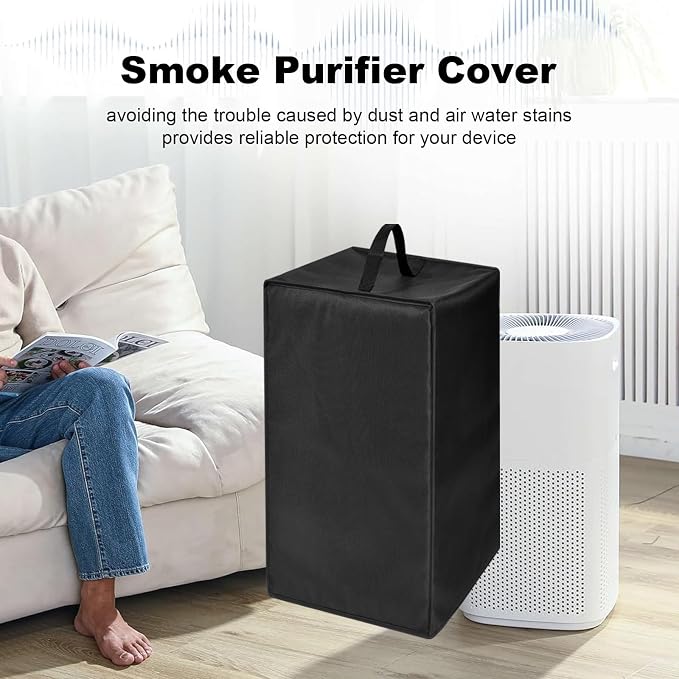 Smoke Purifier Cover HEPA Air Purifier Lid Heavy Duty Waterproof Anti-Static - Image 5