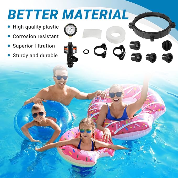 W3C17502 Swimming Pool Plus Cartridge Filter Assembly 200 Sq Ft, 150 GPM - Image 5