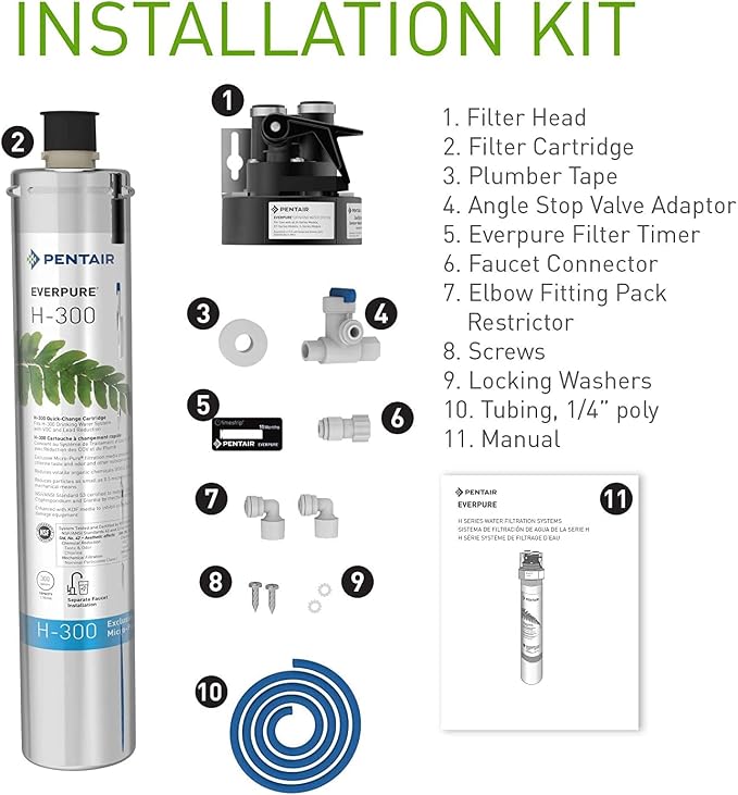 Pentair Everpure H-300 Drinking Water System, NSF Certified to Reduce Lead - Image 5