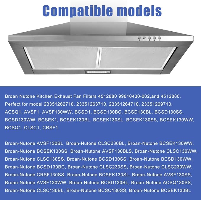 S99010430-002 Range Hood Filter 15-3/4" x 13-7/8" x 3/8"4512880 Compatible - Image 5