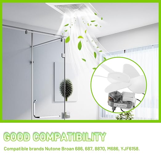 Universal Bathroom Vent Fan Electric Motor S1200A000 by PANDEELS - Image 4