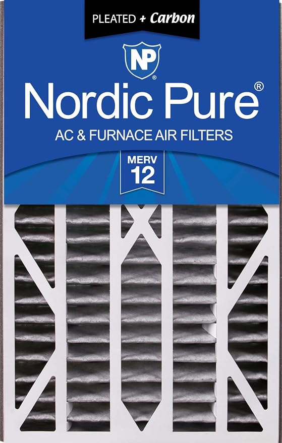 Nordic Pure 16x25x3 MERV 12 Plus Carbon Trion Air Bear Cub Replacement Air by NordicPure