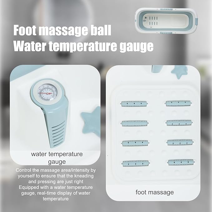Portable Bathtub for Adult, Large Collapsible Tub, Portable Tub for Adults, Tub for Shower, Sweat Steaming Spa Sweat Steaming Bathtub, Effortless Folding Bathtub, Hot Bath, Ice Bath (58 in)