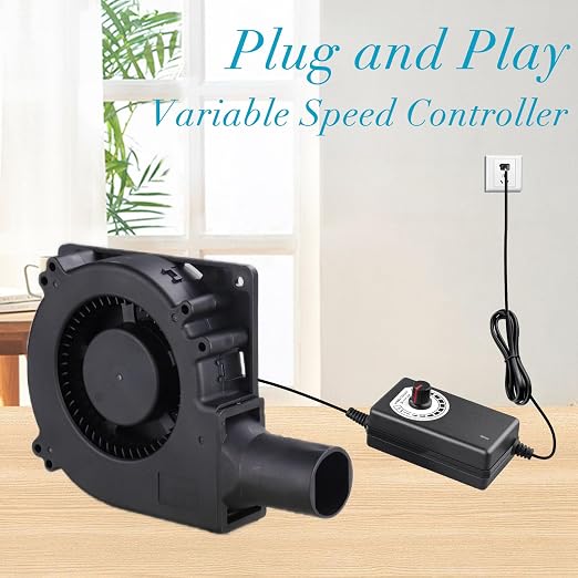 Wathai 120mm x 32mm Small Blower Fan 12V - Image 5