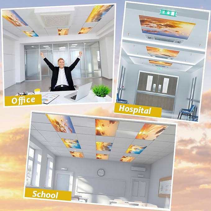 6 Pcs Fluorescent Light Covers - Image 5