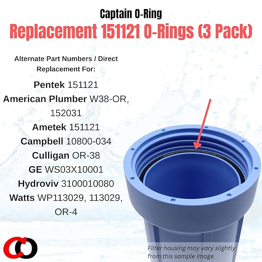 Captain O-Ring - Replacement 151121 / OR-38 / WS03X10001 / 10800-034 O-Rings - Image 3