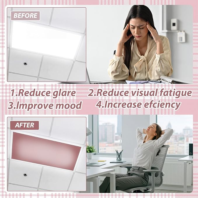 Retisee 8 Pcs Boho Back to School Fluorescent Light Covers - Image 4